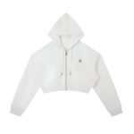 Core Cropped Zip Hoodie - Image 4