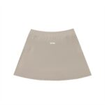 High-Waist Pocketed Short Skirt Light Coffee - Image 2