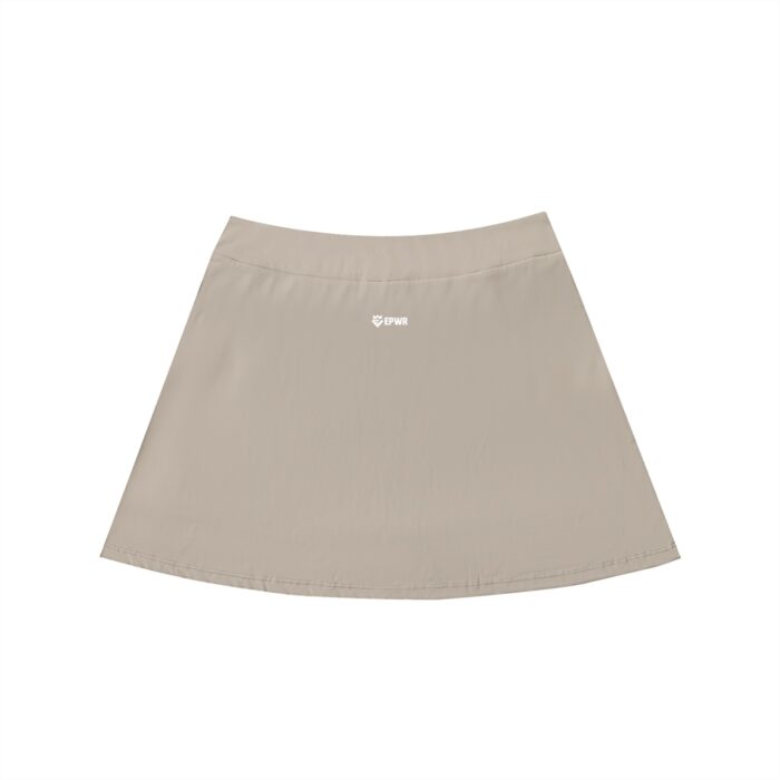 High-Waist Pocketed Short Skirt Light Coffee High-Waist Pocketed Short Skirt Light Coffee