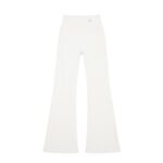 High-Waisted Flare Leggings White - Image 3