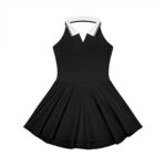 Halter Collar A-Line Tennis Dress - Image 6
