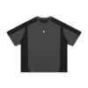 Color Block Drop Shoulder T-Shirt Loose Fit