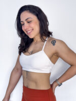 Strappy Open Back Sports Bra - Image 2