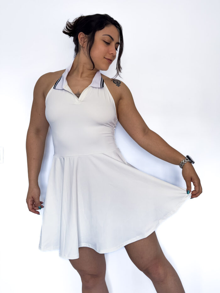 Halter Collar A-Line Tennis Dress