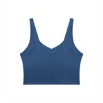 V-Neck Longline Sports Bra | University of Bad Bitches - Image 42