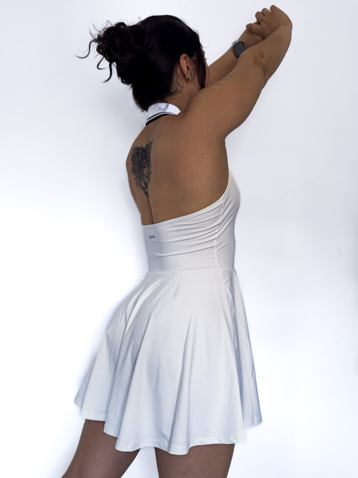 Halter Collar A-Line Tennis Dress