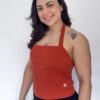 Halter Neck Crop Tank Top