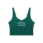 V-Neck Longline Sports Bra | University of Bad Bitches - Image 19