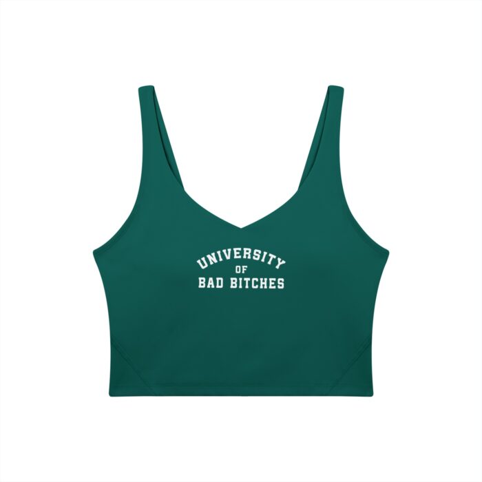 V-Neck Longline Sports Bra | University of Bad Bitches