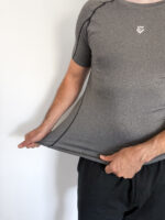 Contrast Stitch Sculpt Tee - Image 3