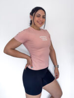 Strong Girls Club Slim Fit Performance Crop T-Shirt - Image 2