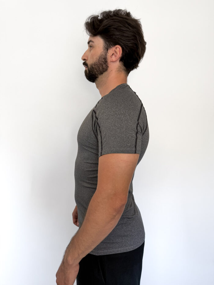 Contrast Stitch Sculpt Tee - Image 2