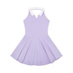 Halter Collar A-Line Tennis Dress - Image 8
