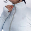 Quarter-Zip Mock Neck Pullover Long Sleeve