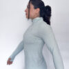 Quarter-Zip Mock Neck Pullover Long Sleeve