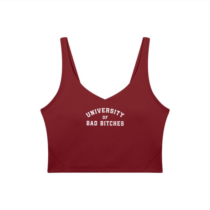 V-Neck Longline Sports Bra | University of Bad Bitches