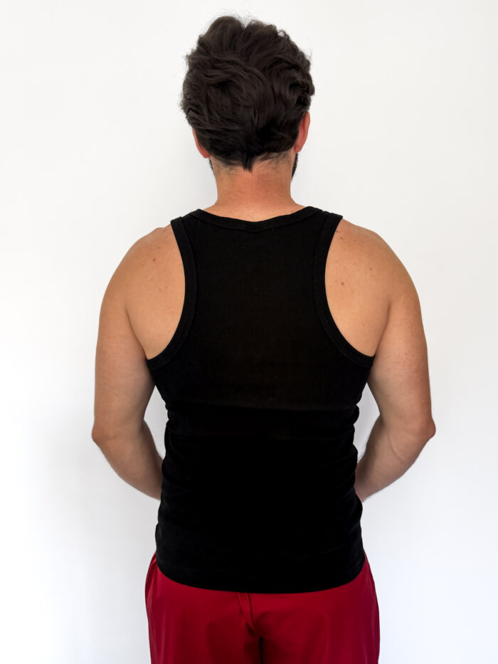 Muscle Fit Cotton Tank Top - Image 3