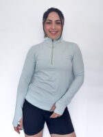 Quarter-Zip Mock Neck Pullover Long Sleeve - Image 2