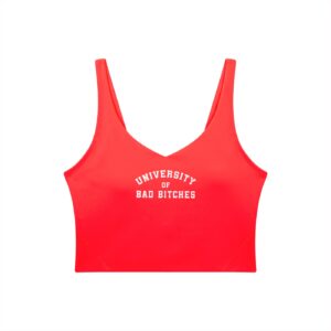 V-Neck Longline Sports Bra | University of Bad Bitches