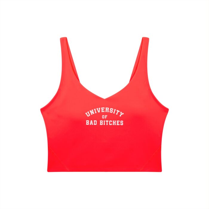 V-Neck Longline Sports Bra | University of Bad Bitches