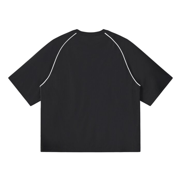 Color Block Raglan T-Shirt Loose Fit