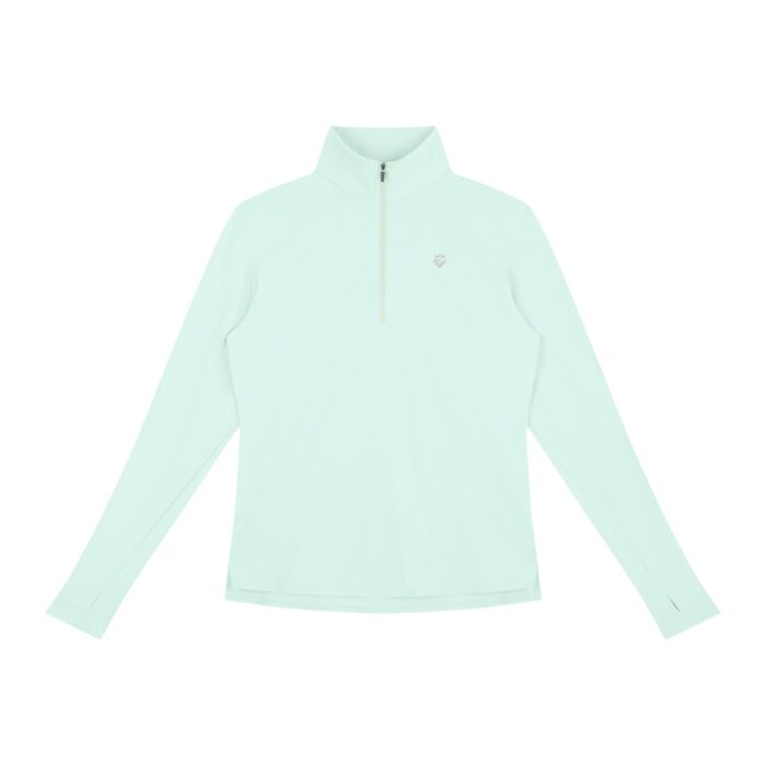Quarter-Zip Mock Neck Pullover Long Sleeve