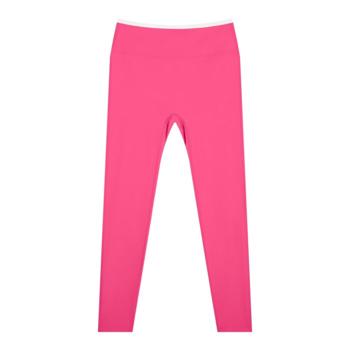 Contrast Waistband Scrunch Leggings