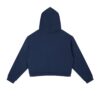EPWR Striped Cropped Hoodie Dark