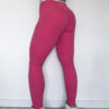 Contrast Waistband Scrunch Leggings
