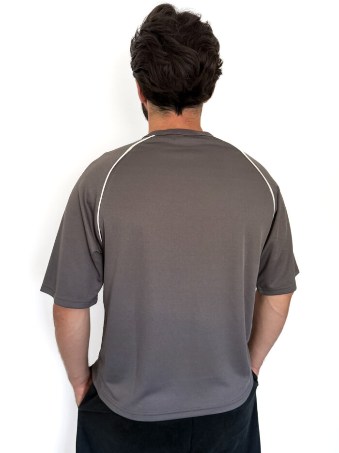 Color Block Raglan T-Shirt Loose Fit - Image 5