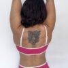 Ruched Active Bra Adjustable Straps