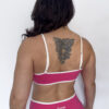 Ruched Active Bra Adjustable Straps