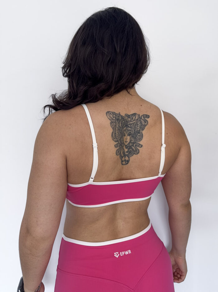 Ruched Active Bra Adjustable Straps