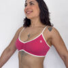 Ruched Active Bra Adjustable Straps