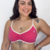 Ruched Active Bra Adjustable Straps