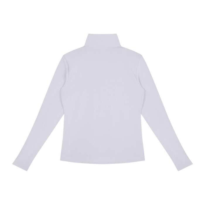 Quarter-Zip Mock Neck Pullover Long Sleeve