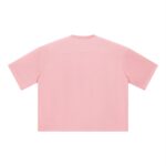 Mesh Boxy Crop T-Shirt Drop Shoulder - Image 4