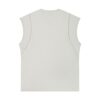 Spliced Panel Muscle Tank Top Loose Fit