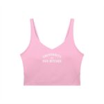 V-Neck Longline Sports Bra | University of Bad Bitches - Image 33