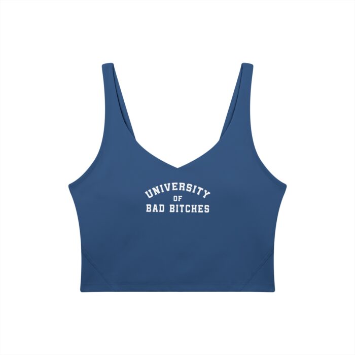 V-Neck Longline Sports Bra | University of Bad Bitches