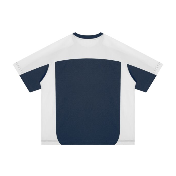 Color Block Drop Shoulder T-Shirt Loose Fit