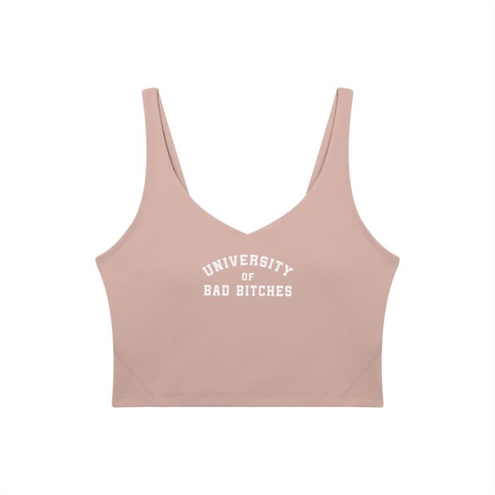 V-Neck Longline Sports Bra | University of Bad Bitches