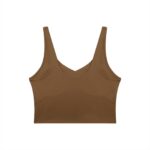 V-Neck Longline Sports Bra | University of Bad Bitches - Image 24