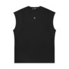 Spliced Panel Muscle Tank Top Loose Fit