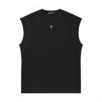 Spliced Panel Muscle Tank Top Loose Fit - Image 2
