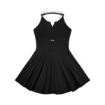 Halter Collar A-Line Tennis Dress - Image 7