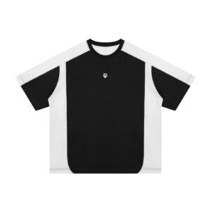 Color Block Drop Shoulder T-Shirt Loose Fit