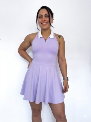 Halter Collar A-Line Tennis Dress