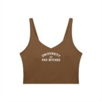 V-Neck Longline Sports Bra | University of Bad Bitches - Image 23