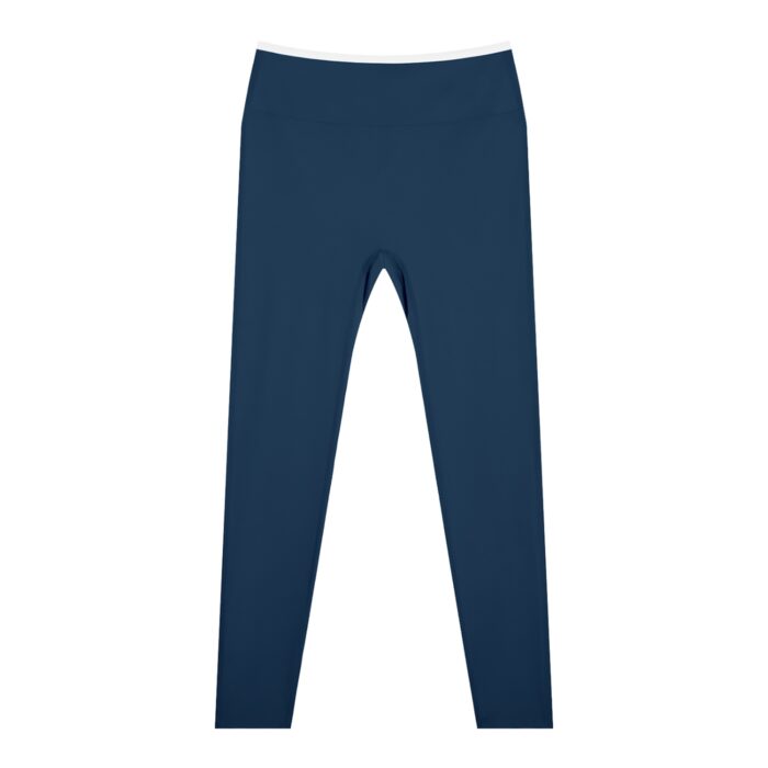 Contrast Waistband Scrunch Leggings